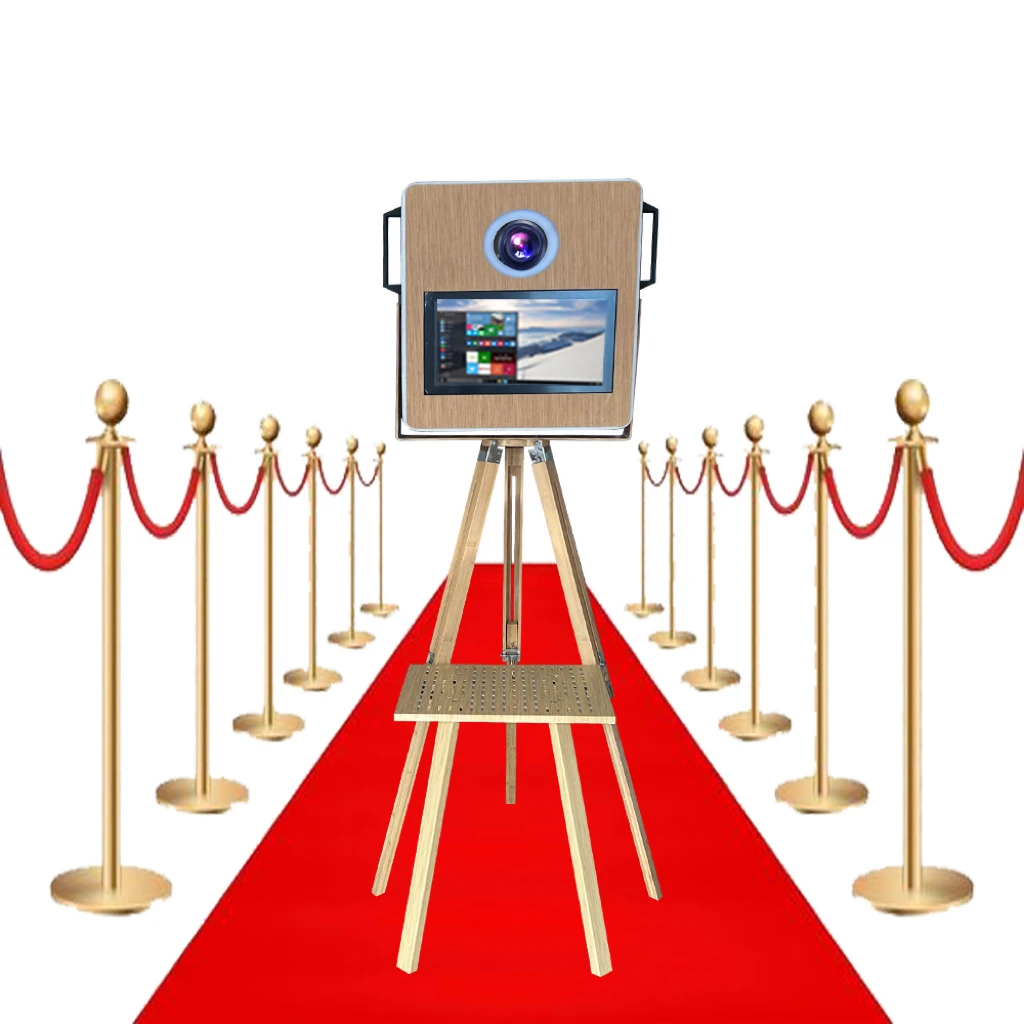 

Wholesale Retro Wooden Photo Booth Machine Printer Camera Hot Cheap Wedding Vintage Photo Booth IPad & SLR Compatible