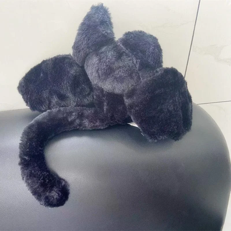 Cartoon Cute Magical Spirit Rabbit Plush Winged Bat Plush Doll Toy Soft Pillow Kawaii Animal Plushie Stuffed Girl Women Gift