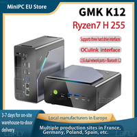 GMKtec K12 Mini PC AMD Ryzen ™ 7 H 255 Dual DDR5 5600MT/s 3*SSD PCIe4.0 WiFi 6 BT 5.2 Dual 2.5G LAN OCulink Computadora de escr