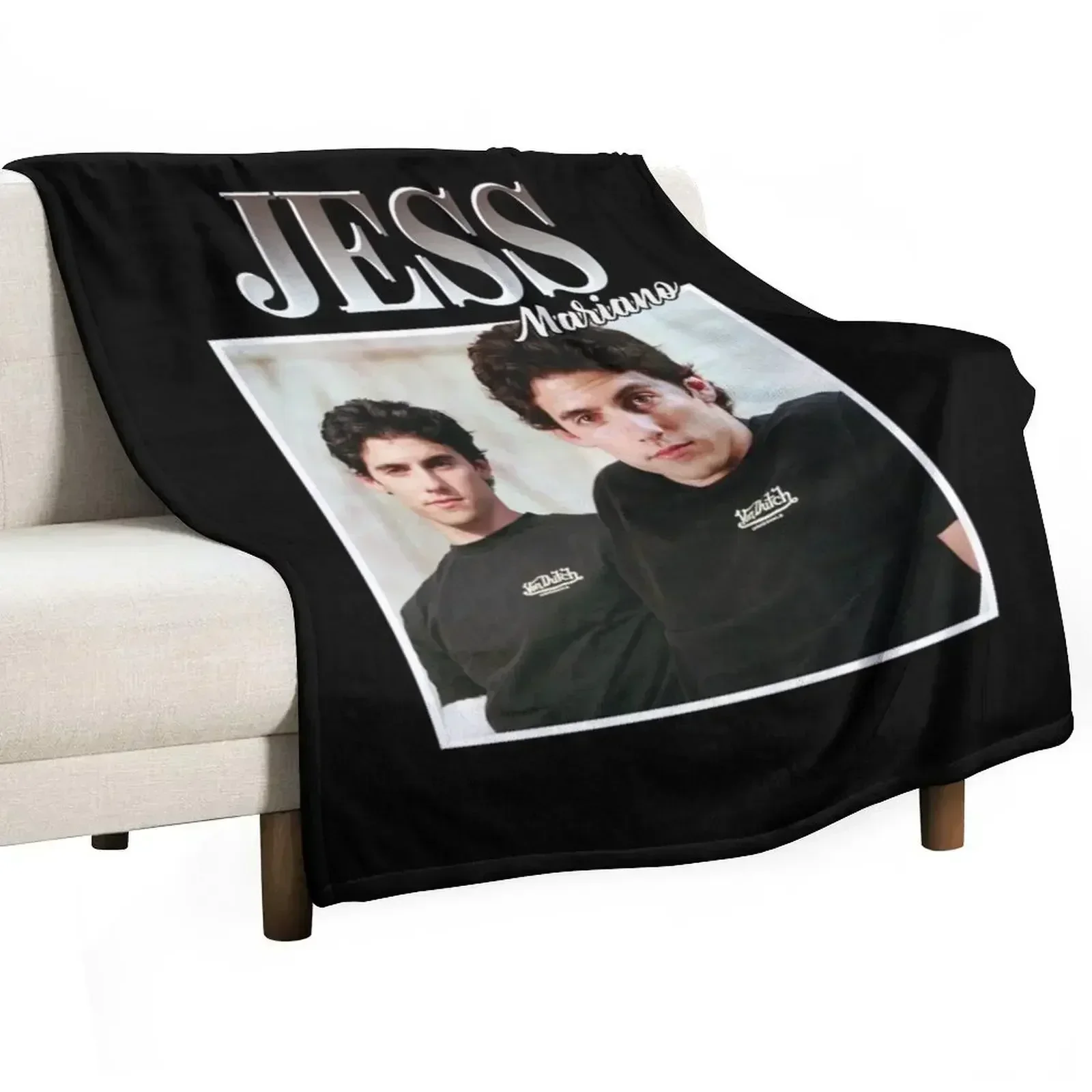 

Jess Mariano 90's Vintage Throw Blanket warm for winter Hairys Blankets
