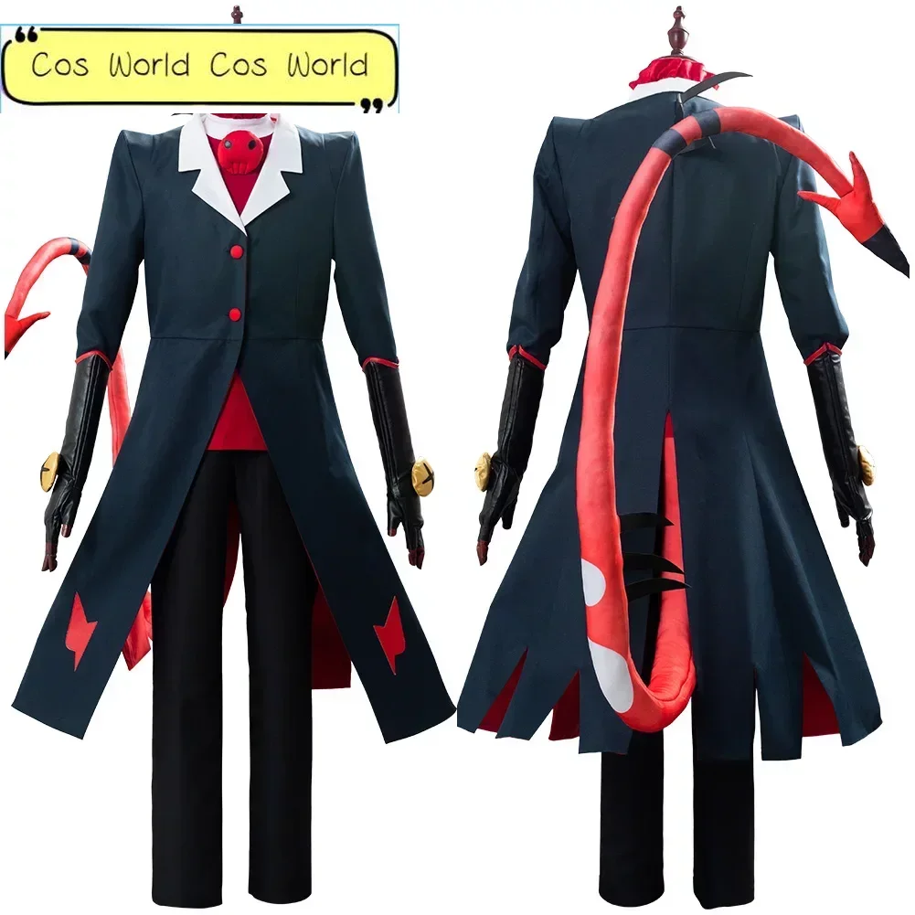 

Hazbin Cosplay Hotel Blitzo Helluva Boss Cosplay Costume Man Uniform Halloween Carnaval Clothing