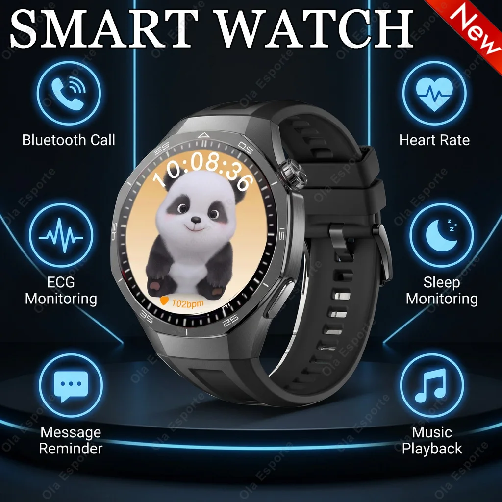 

Новые смарт-часы 2026 года с HD-экраном, мониторингом сердечного ритма и ЭКГ, звонками по Bluetooth, мультиспортивным режимом, водонепроницаемые. Смарт-часы для мужчин и женщин. Отличный подарок на праздники.