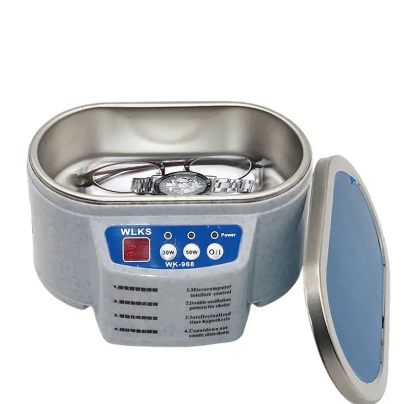 

Ultrasonic Cleaner 30/50W Sonicator Bath 40Khz Degas for Watches Contact Lens Glasses Denture Teeth Electric Makeup Razor