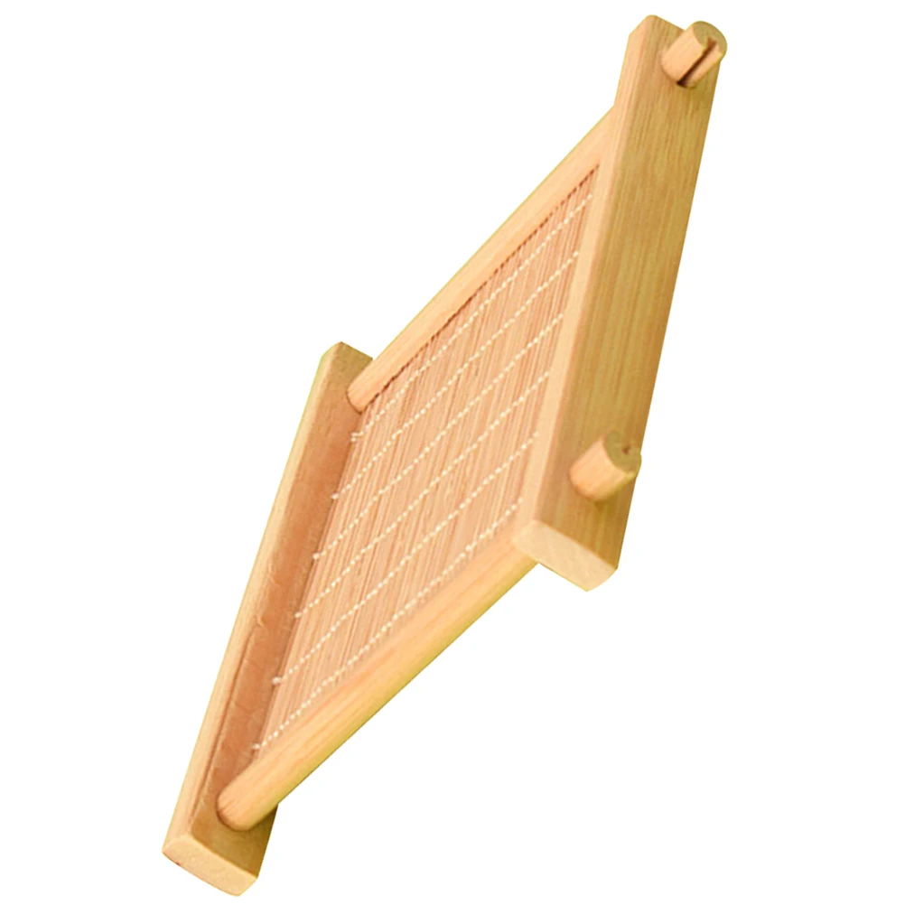 

Bamboo Hamster Cooling Pad 12x12CM Summer Mat Small Pets Nest Sleeping Little Reusable Easy Lightweight