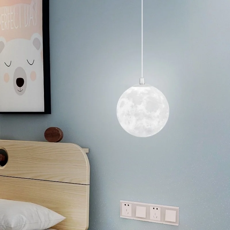 Lustre de sala de jantar, lâmpada de lua, corredor, bar, loja, lâmpadas decorativas, quarto, cabeceira