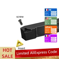 STGCR1212H11 STGCR1616H11 STGCR2020K16Porte-outil de tournage externe outil de tour a metaux, TCMT11/16 Inserts en carbure, ensemble d'outils de coupe pour barre de tour, 1 pièce outils de tournage