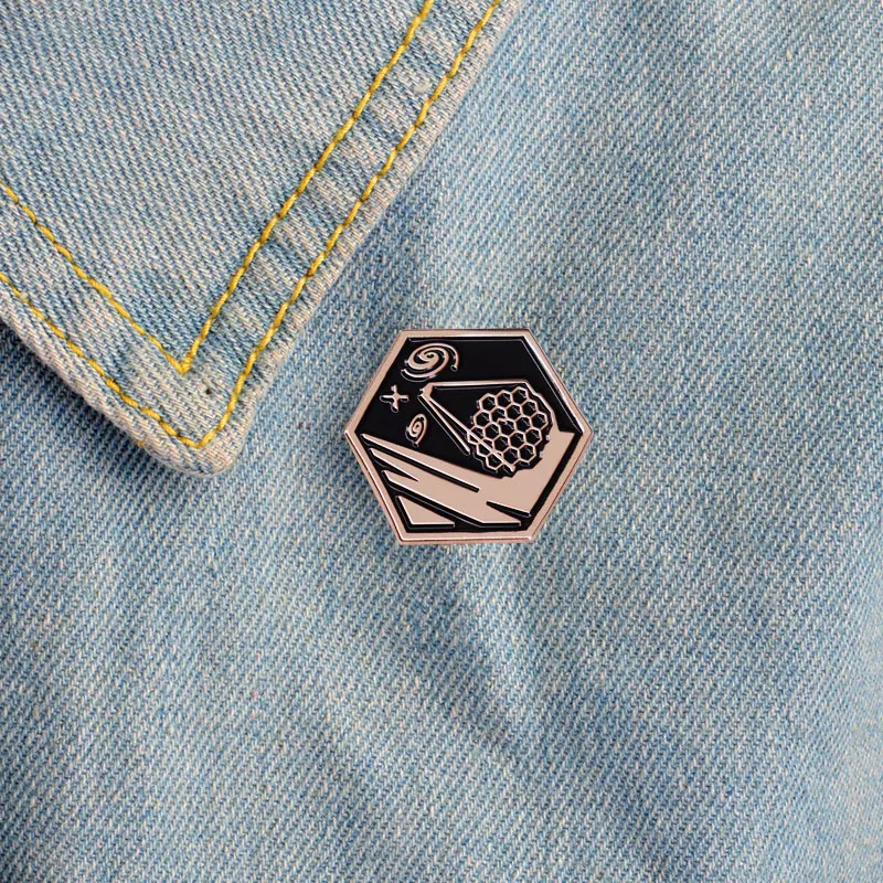 James Webb Space Telescope Enamel Pin JWST Badge Brooch Gift Backpack Decoration Jewelry