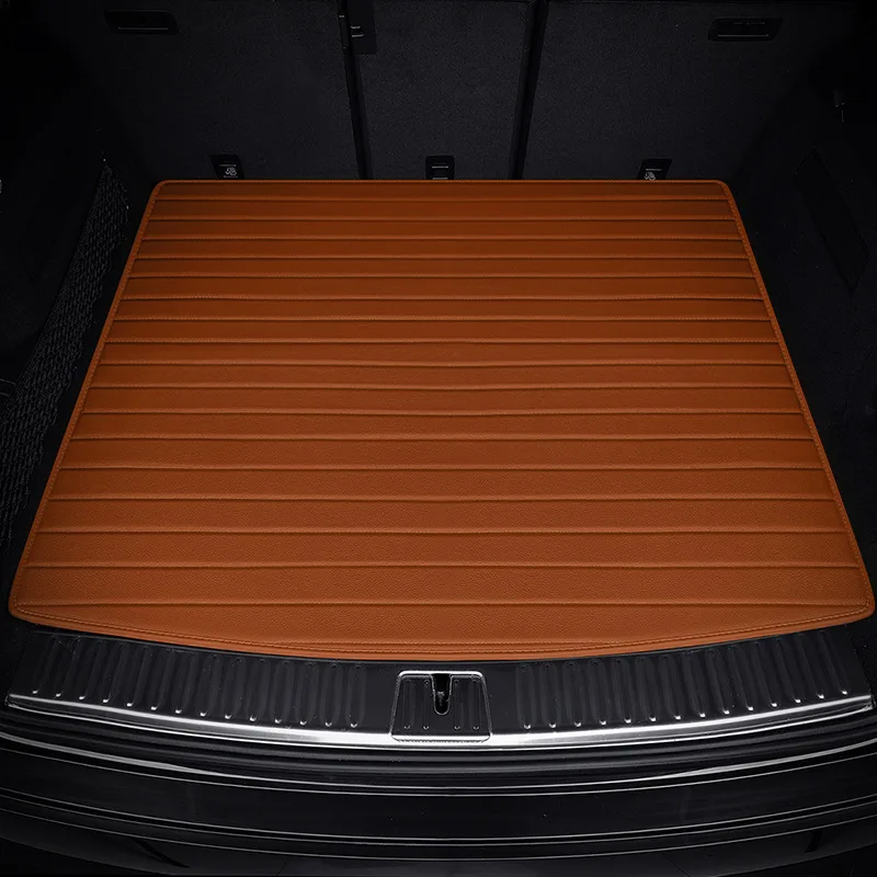 Stripe Custom Style Car Trunk Mats for Bmw F01 7 Series E65 E66 F02 G11 G12 G70 Car Accessories Interior Details