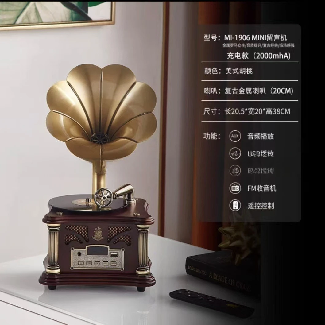 Hochwertiger Mini-Phonograph Bluetooth