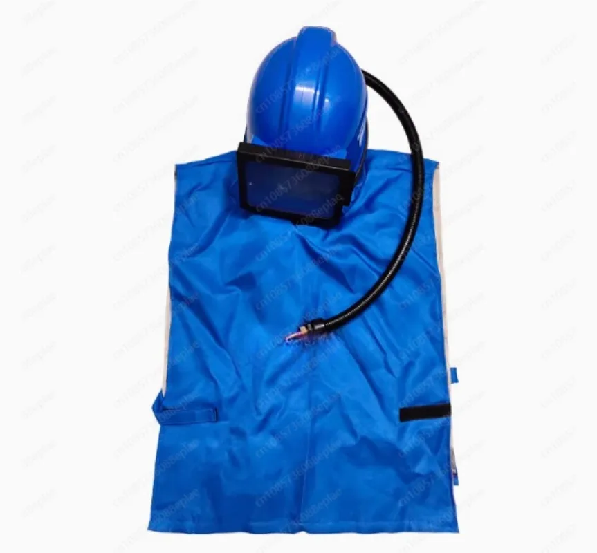 JL ABS Sand Blast Helmet, Sandblasting  Hood With Air Breathing HoseOxygen supply sandblasting helmet, temperature control sandb