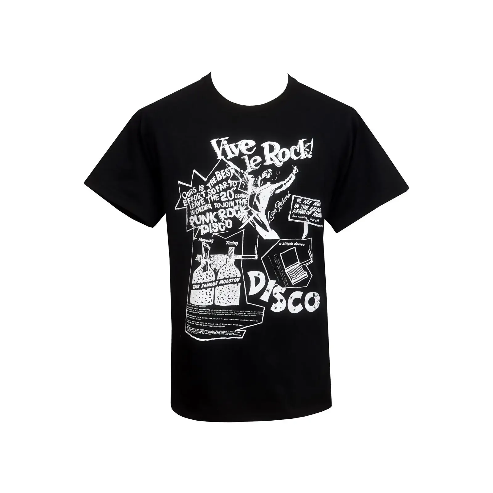 Vive le Rock Punk Disco Men amp 39 s T Shirt Seditionaries 1977 vintage Washed Soft Stretched fashion graphic homme