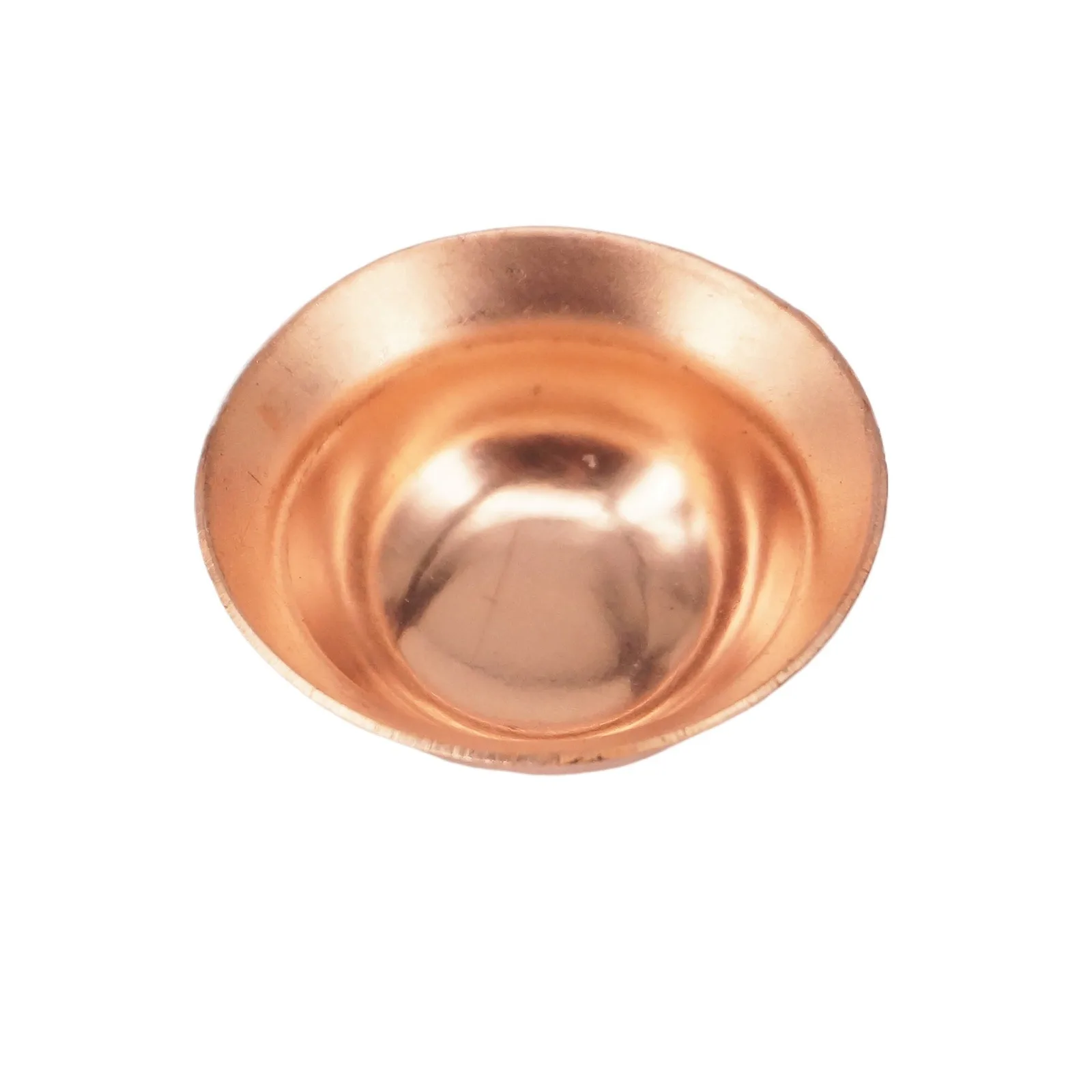 10pcs Pure Copper Flared End Cap Stop End Feed Pipe Cap Air Conditioner Cooling Equipment Refrigerator