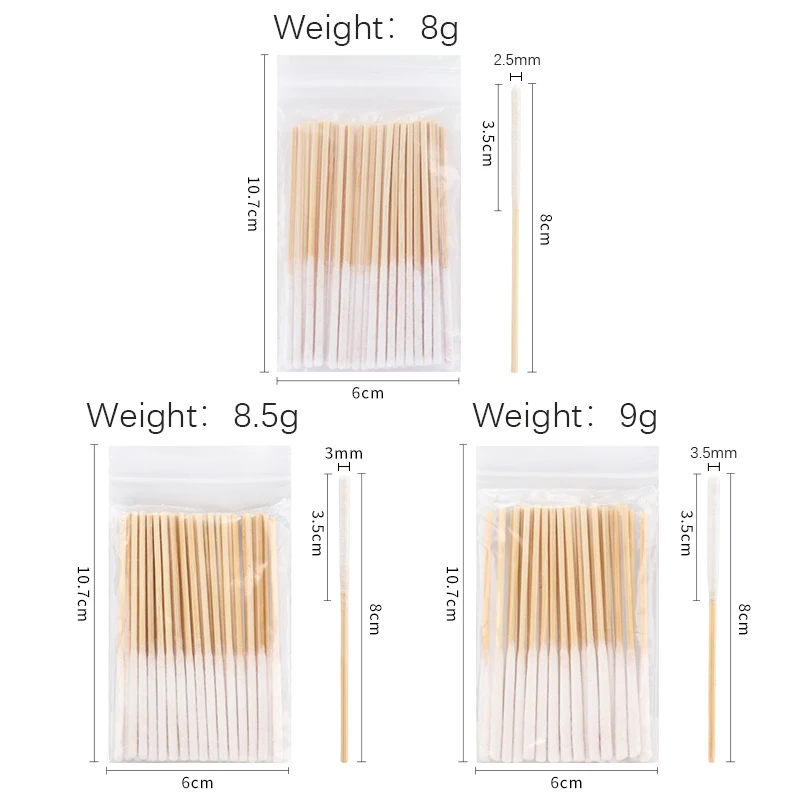 30 個使い捨てまつげエクステンションクリーンメイクブラシ木製マイクロバッド綿棒糸くずの出ないまつげエクステンション接着剤除去ツール