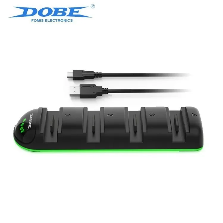 

For Switch 2 Left And Right Handle Charging Base Four In One Portable NS2 Stand Up Charging LED Display Light Accessories