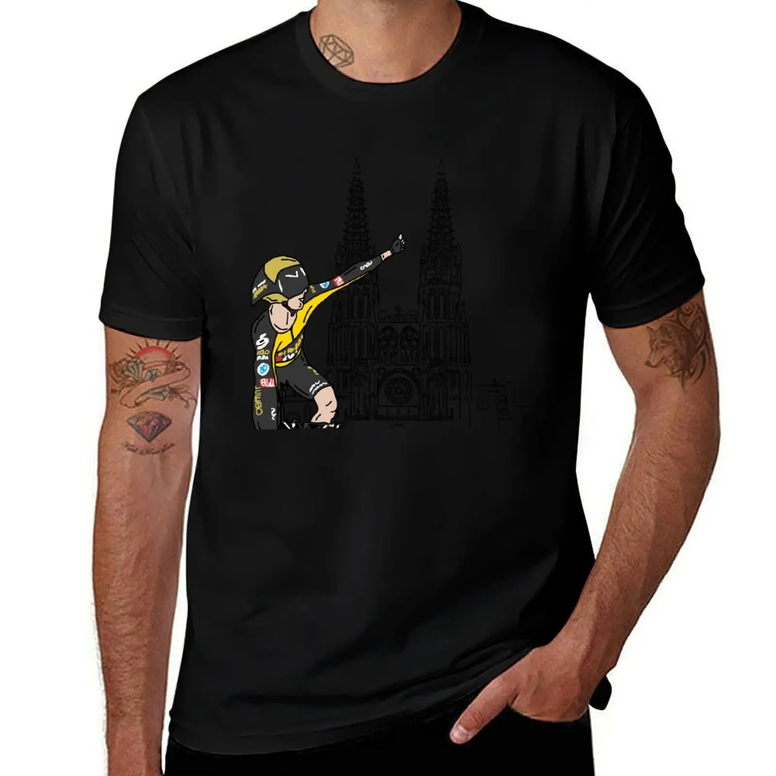 Camiseta Roglic in Burgos, Camiseta Básica de Algodón Transpirable