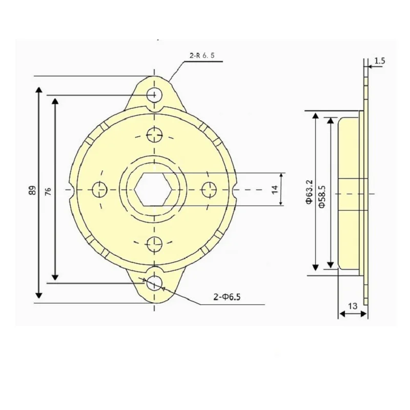 Rotating shaft damper two-way rotary bufferupper flip-top cabinet door slow down high torque resistance hinge