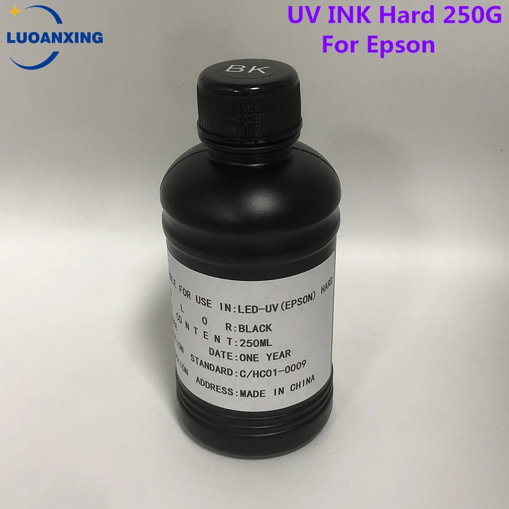 Imagem -03 - Anxing-uv Kit de Tinta para Impressora Plana Usado em Epson Dx5 Dx7 Dx11 Tx800 Xp600 L1800 L805 R1390 Garrafas Kit de Conjunto 1250ml