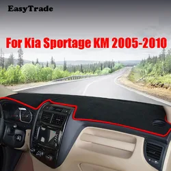 For Kia Sportage 2 KM 2005 2007 2008 2009 2010 Car Non-slip Dashboard Light-proof Mat Cover Instrument Shading Pad Carpet Mat