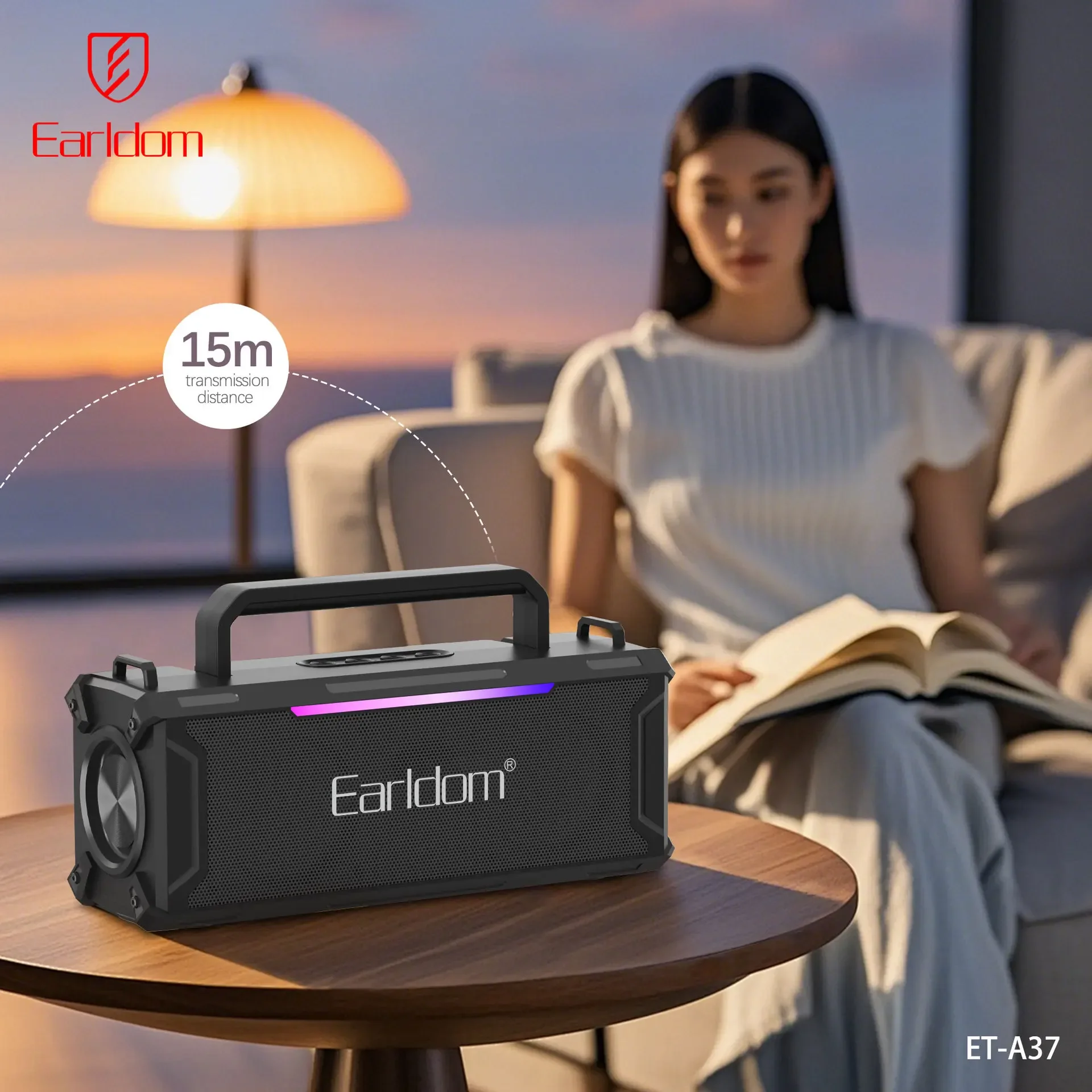 

Outdoor Audio Bluetooth Card Portable Subwoofer Hi-Fi 3D Surround Sound Wireless Speakers with FM Function Support USB TF Player