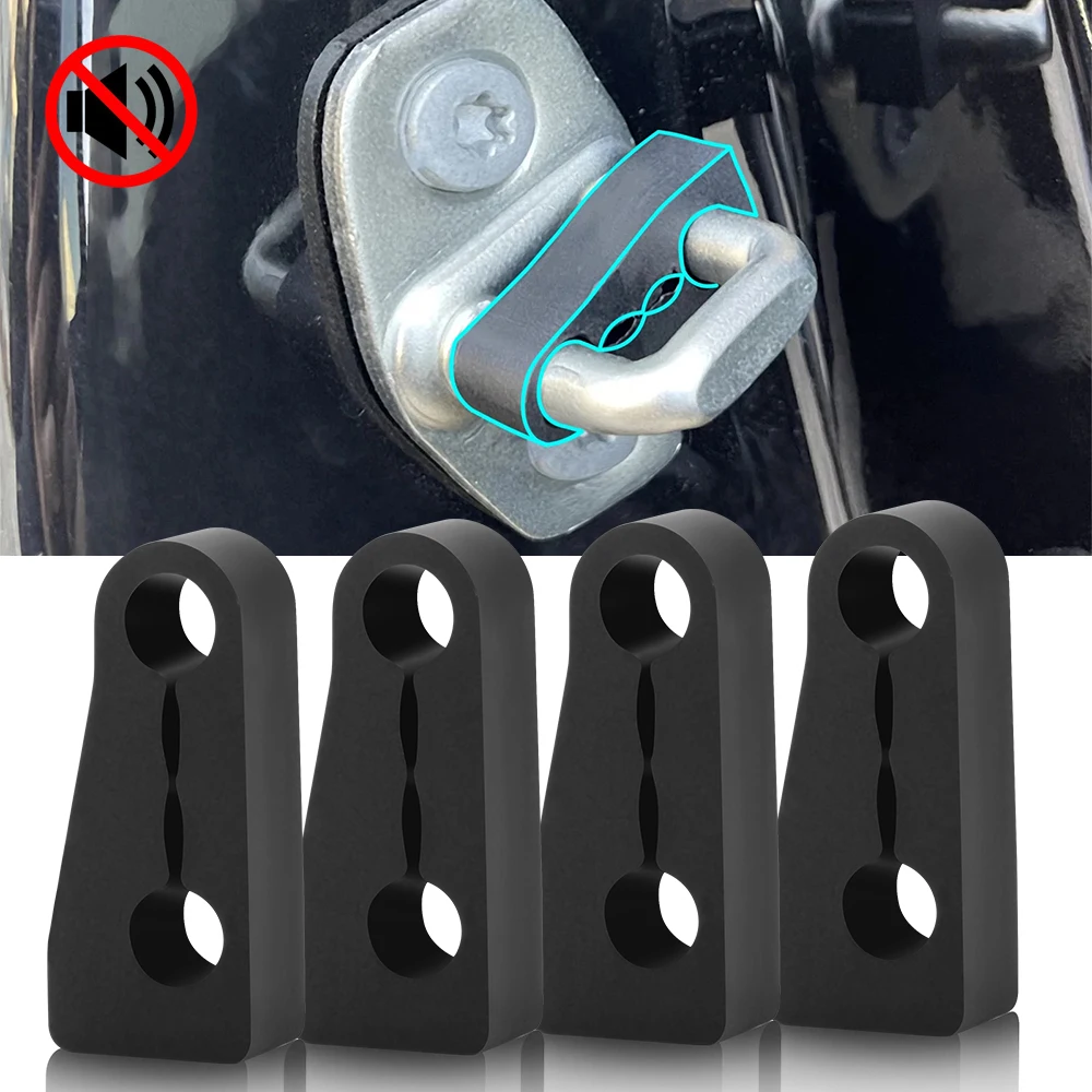 4pcs Car Door Lock Sound Deadener Damper Buffer For Peugeot 208 308 508 2008 3008 For Citroen C3 C4 C5 DS3 DS4 DS5 Deaf Seal