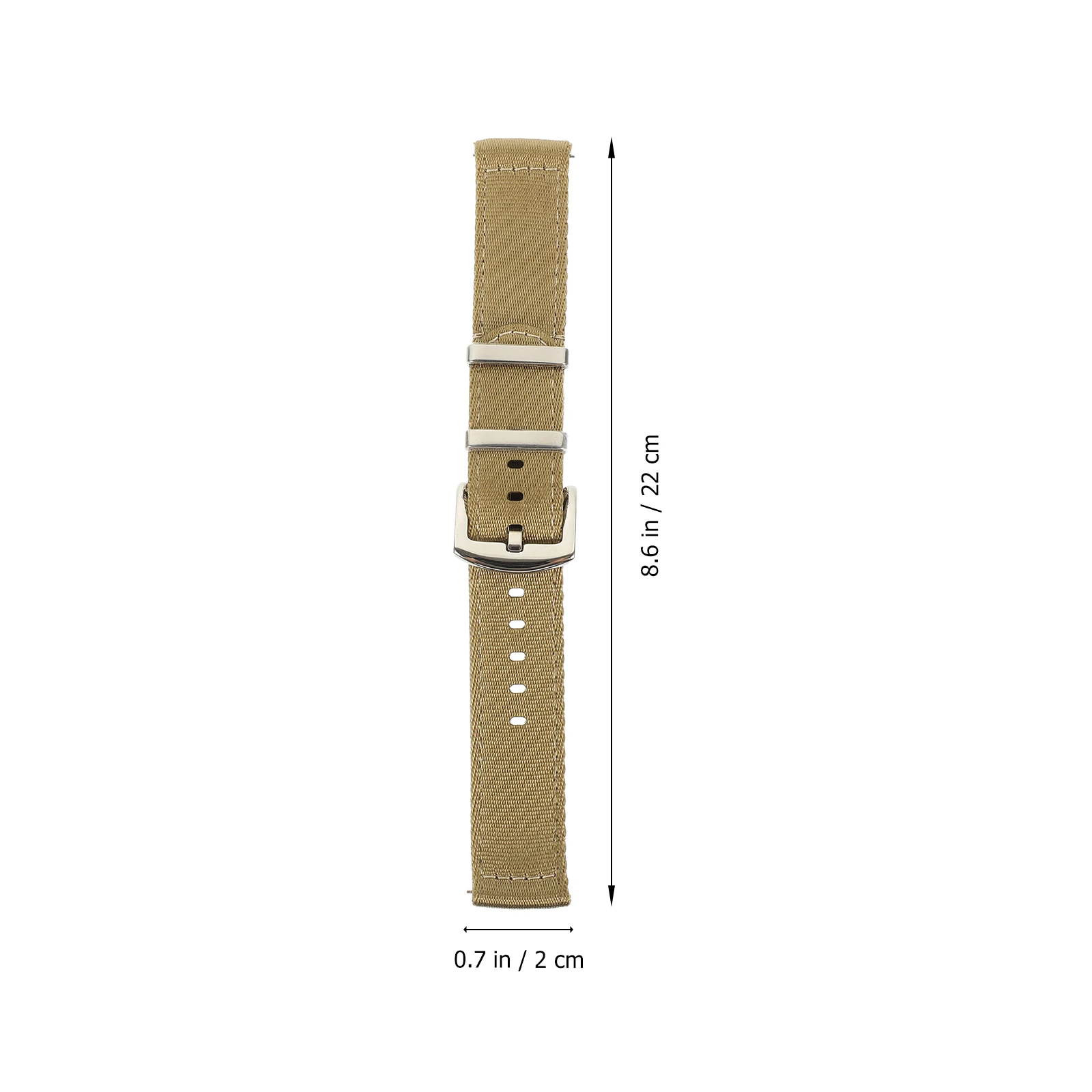 

Sturdy Nylon Replacement Watchband Wear-Resistant Adjustable Watchstrap For Men Women Daily Use Elegant Decorative Watch