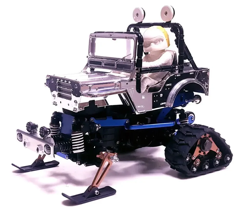 Nuovo paraurti anteriore in alluminio per telaio Tamiya WR-02 /GF-01/G6-01 Wild Willy2, Jimny Car