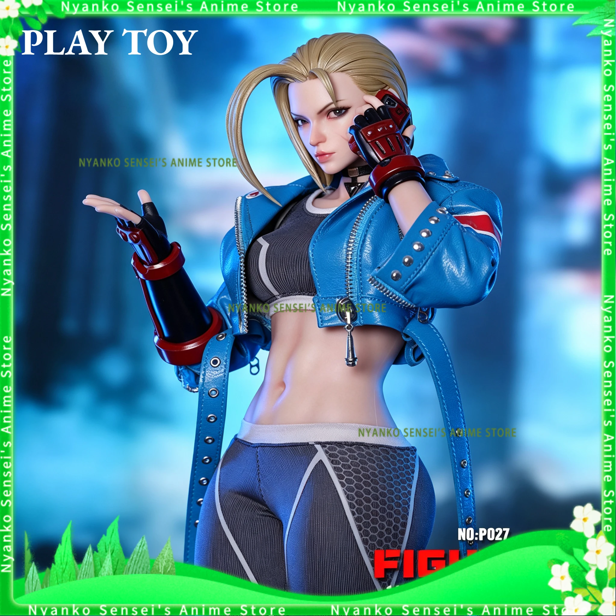 

In Stock PLAY TOY Cammy / Tina 1/6 Fighting Female Warrior NOP027 Action Figure 30cm Anime Model Trendy Toy Desktop Collectibles
