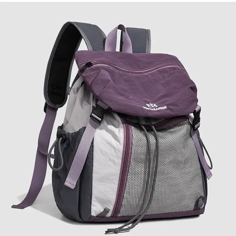 حقيبة كتف عصرية جديدة في الهواء الطلق خفيفة الوزن مزدوجة الكتف على ظهره أنيقة وحقيبة ركاب ذات سعة كبيرة وخفيفة للغاية