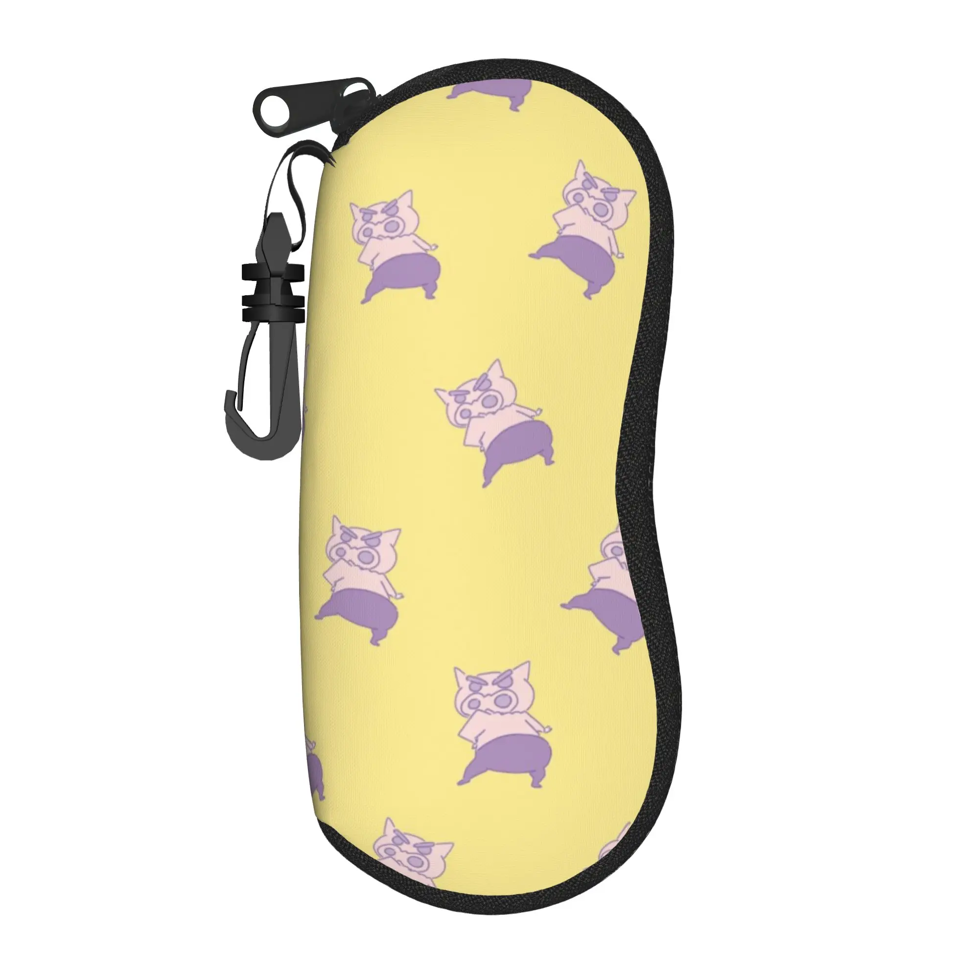 Harajuku Buriburizaemon Glasses Case Portable Zipper  Eyewear Protector Cartoon Sunglasses Box