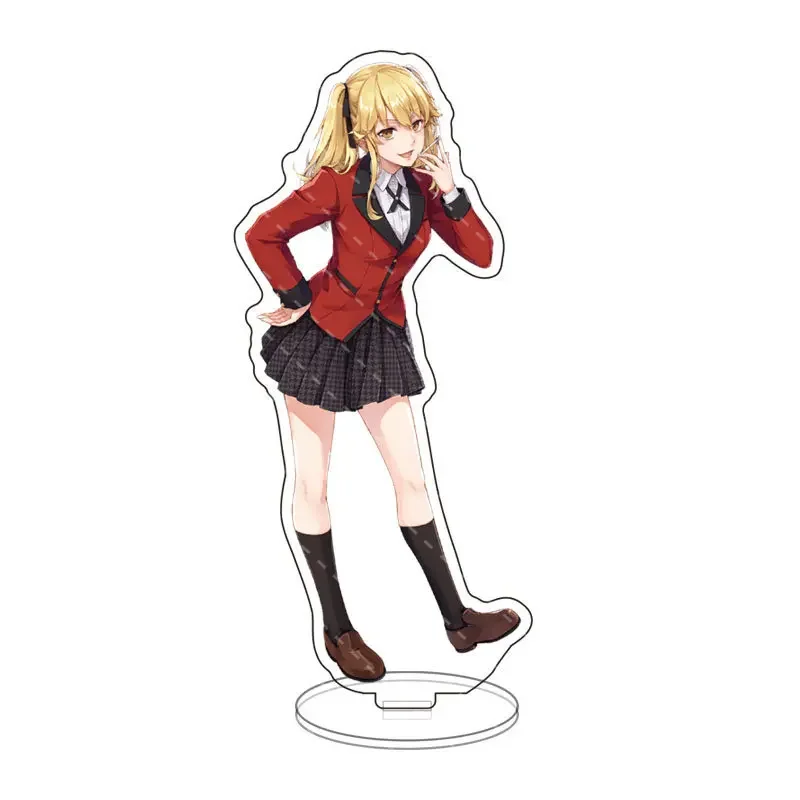 Japan Anime Kakegurui Cosplay Stand Model Plate Jabami Yumeko Saotome Meari Acrylic Figures Standee Display Bedroom Desk Decor