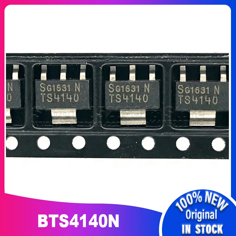 

Микросхема мультиплексора/аналогового переключателя BTS4140N TS4140 SOT-223, 0.2A 60V, 100% новая, в наличии на складе