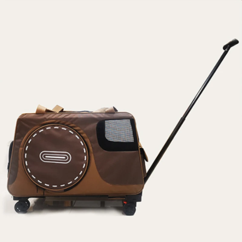 Transportín pliable 2 en 1 para perros y gatos pequeños – Bolsa de hombro - imagen 2