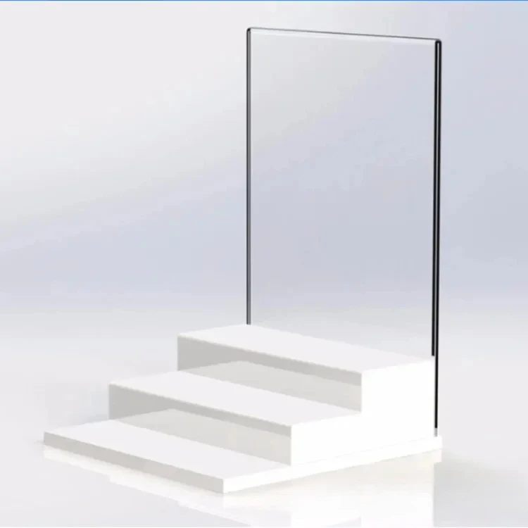 factory high-end shopping mall fake eyelash display stand acrylic transparent crystal product display stand