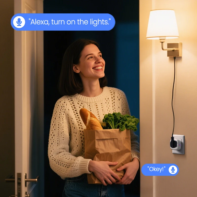 Tuya South Africa Plug 16A/20A Zigbee Smart Plug with Power Monitor Remote Control Timer Group Voice for Alexa Google Assistant - view 2