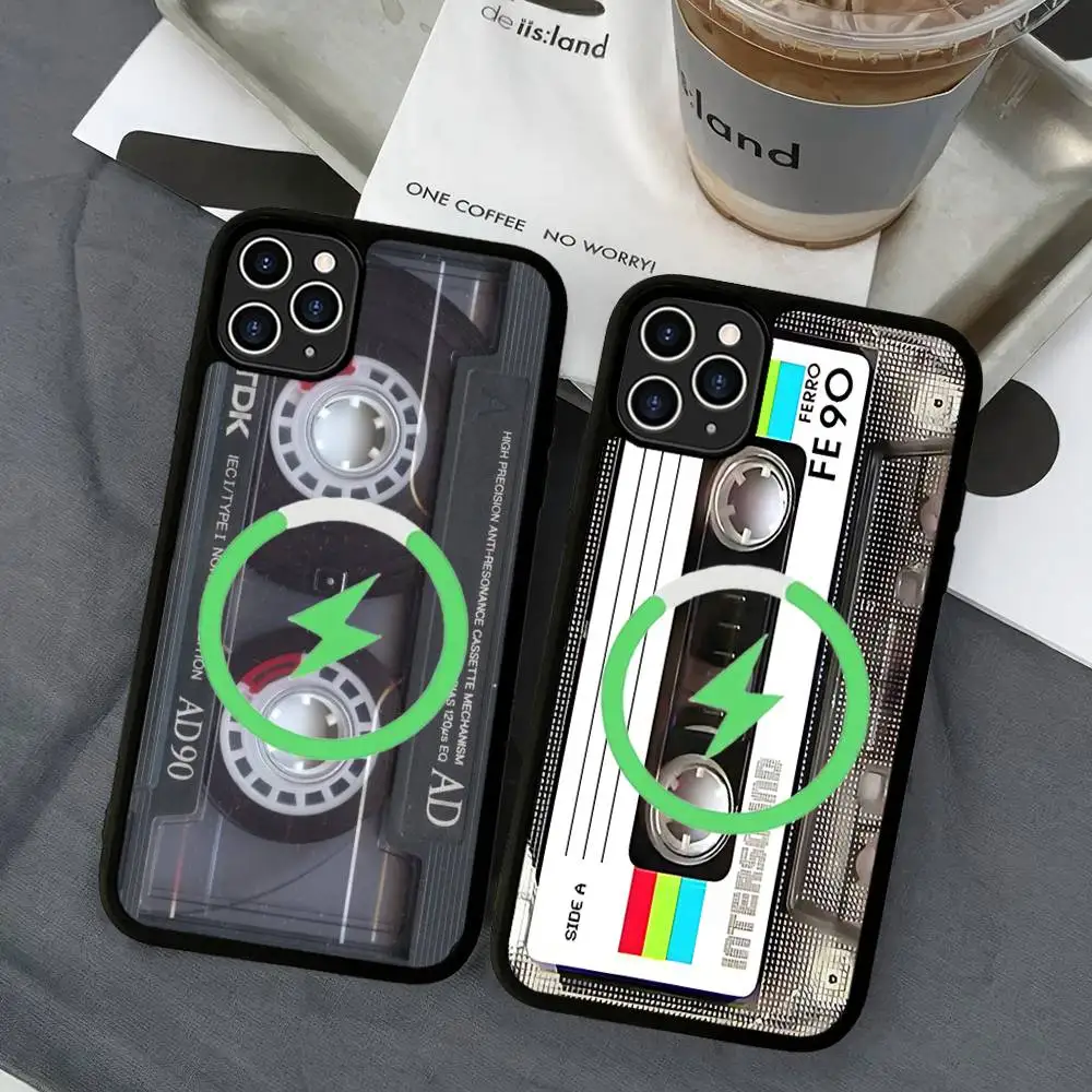 Vintage Cassette Tape Phone Cover For iPhone 17 16 15 14 13 