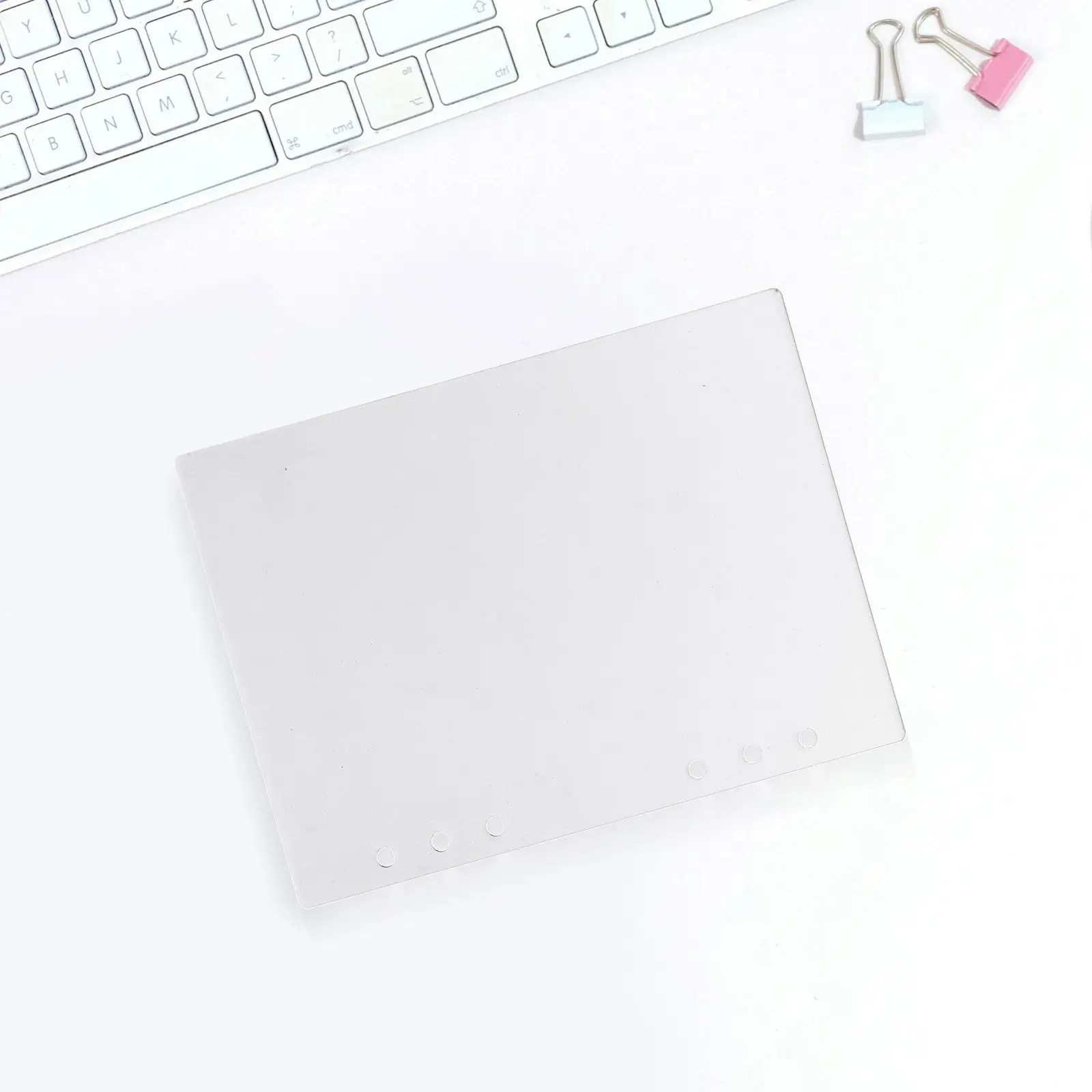 

Minimalist Frosted Acrylic Binder Cover Sleek Elegant Design for A5 Loose Leaf Journal Notebook Planner Home Office School Use
