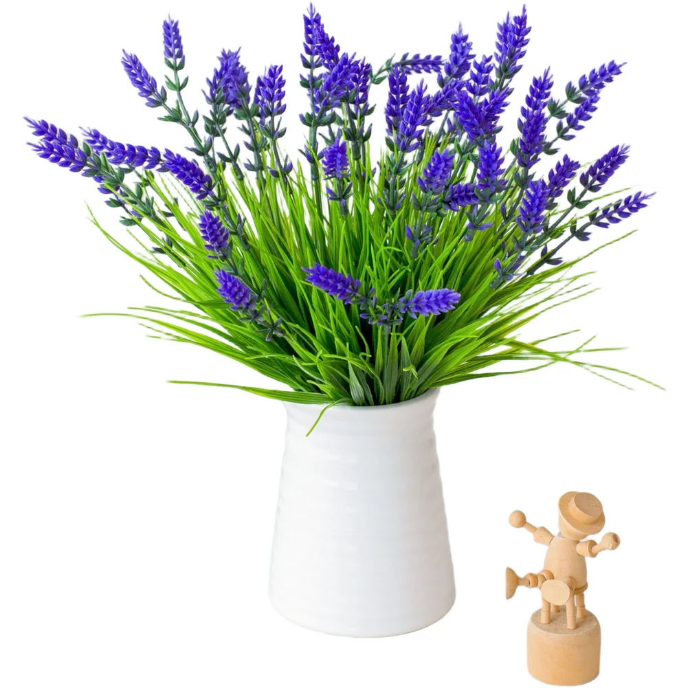 35cm Lavender Ears Artificial Plants Plastic for Wedding Table Decor Outdoor Garden Home Photography Background Use