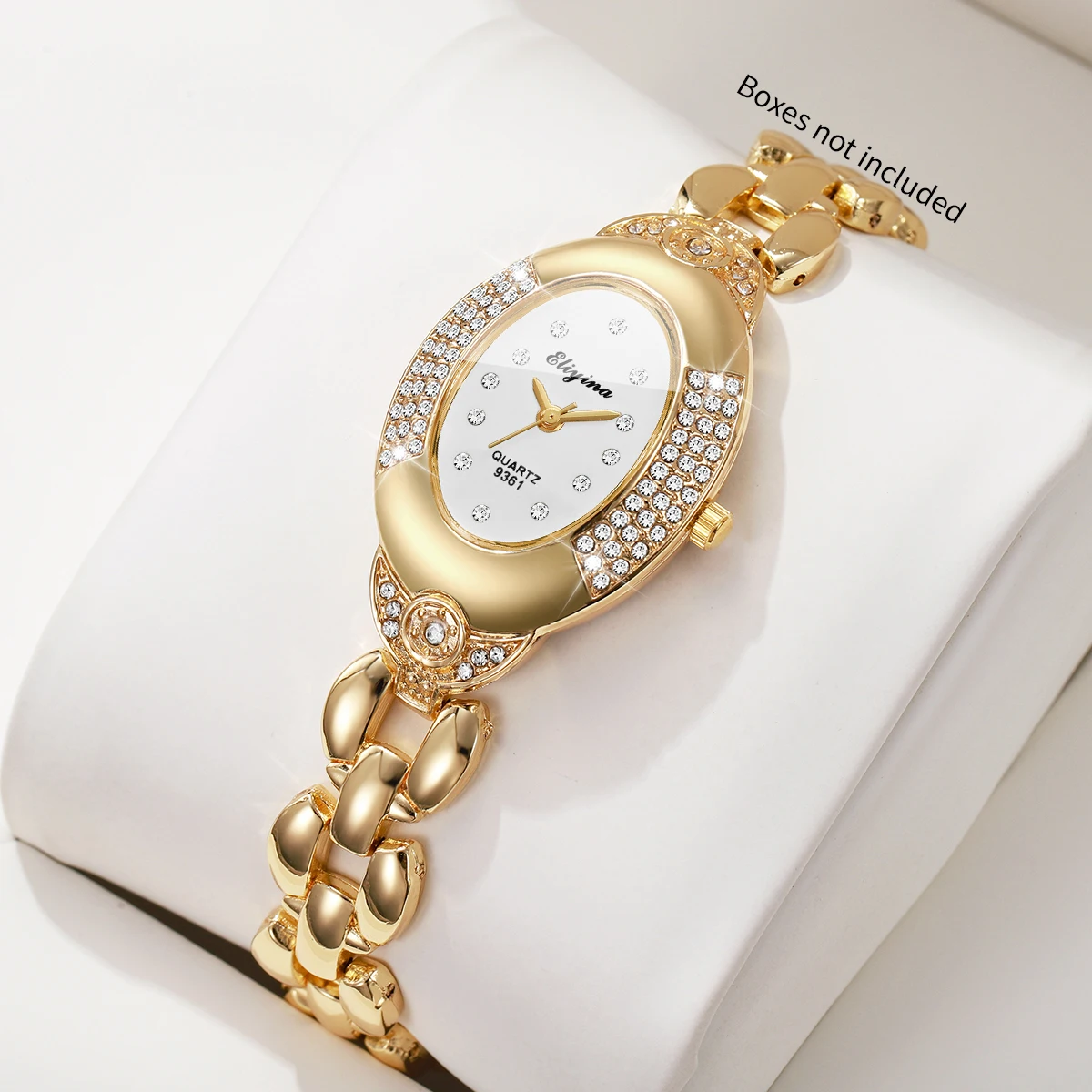 Ladies Fashion Watch - Модные женские кварцевые часы с овальными