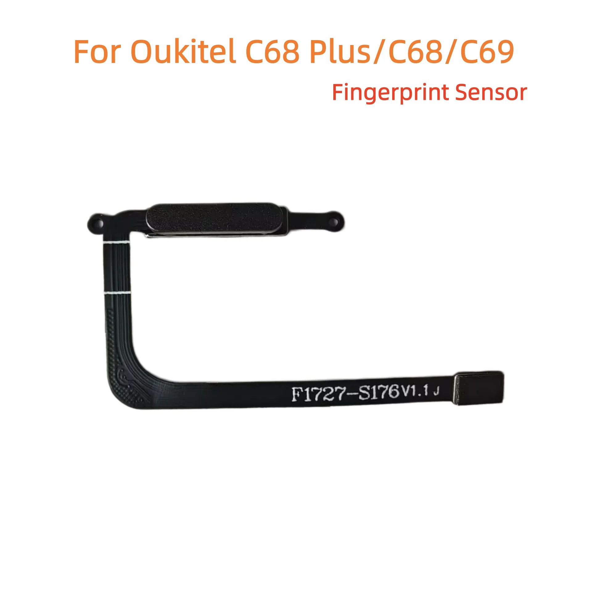 For Oukitel C68 Plus C68 C69 Cell Phone New Original Fingerprint Button Components Sensor Flex Cable Repair Accessories