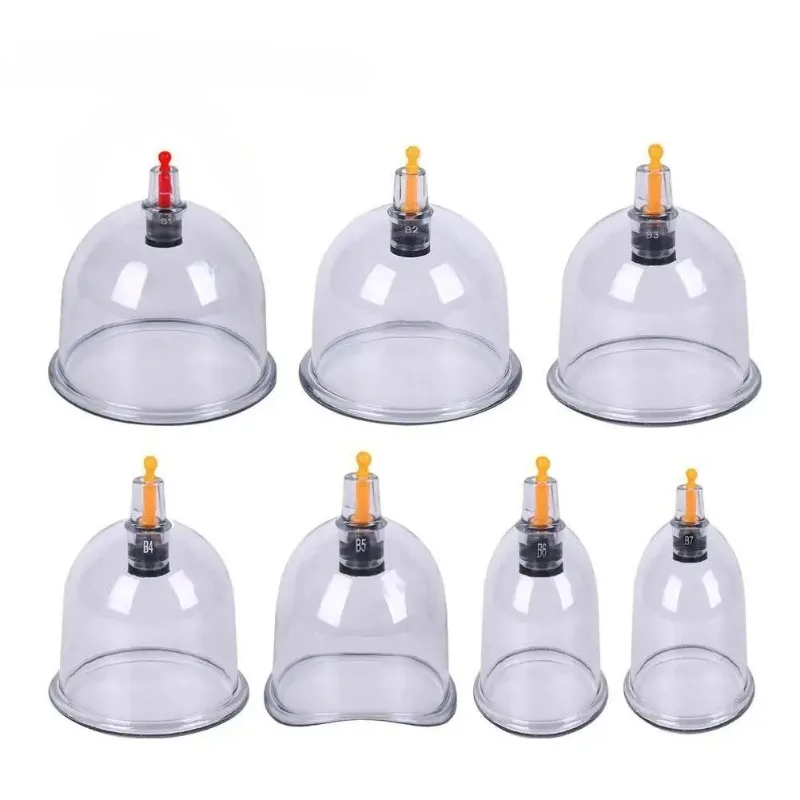 

Vacuum Cupping Glasses Vacuum Massage Body Cupping Kit Anti Cellulite Chinese Cupping Body Cup Massager Slimming For Body Face