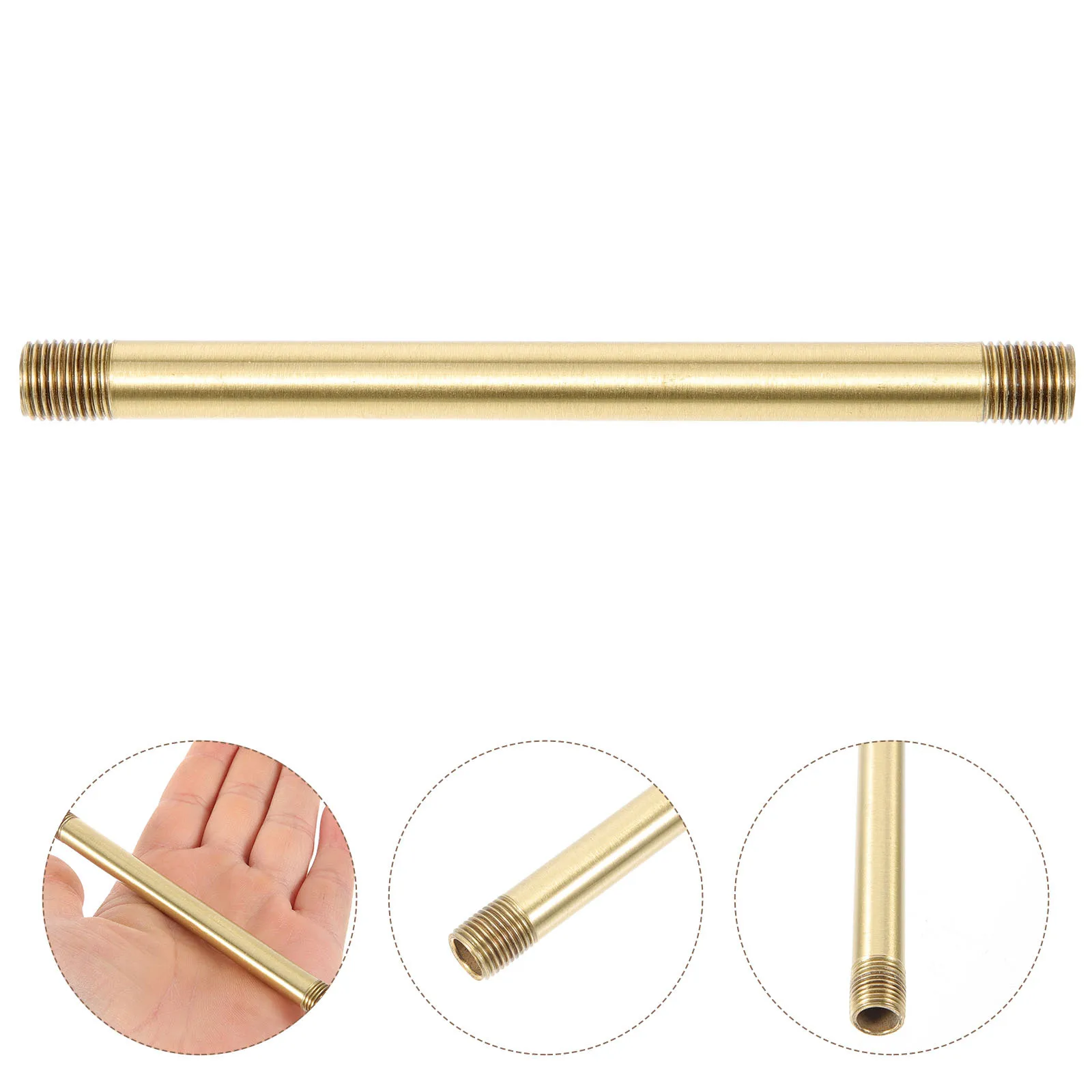 Kupfer Lampenschaft Gerade Leuchte Teil Hohl DIY Lampe Herstellung Vorbau Ersatz Beleuchtung Leuchte Downrods