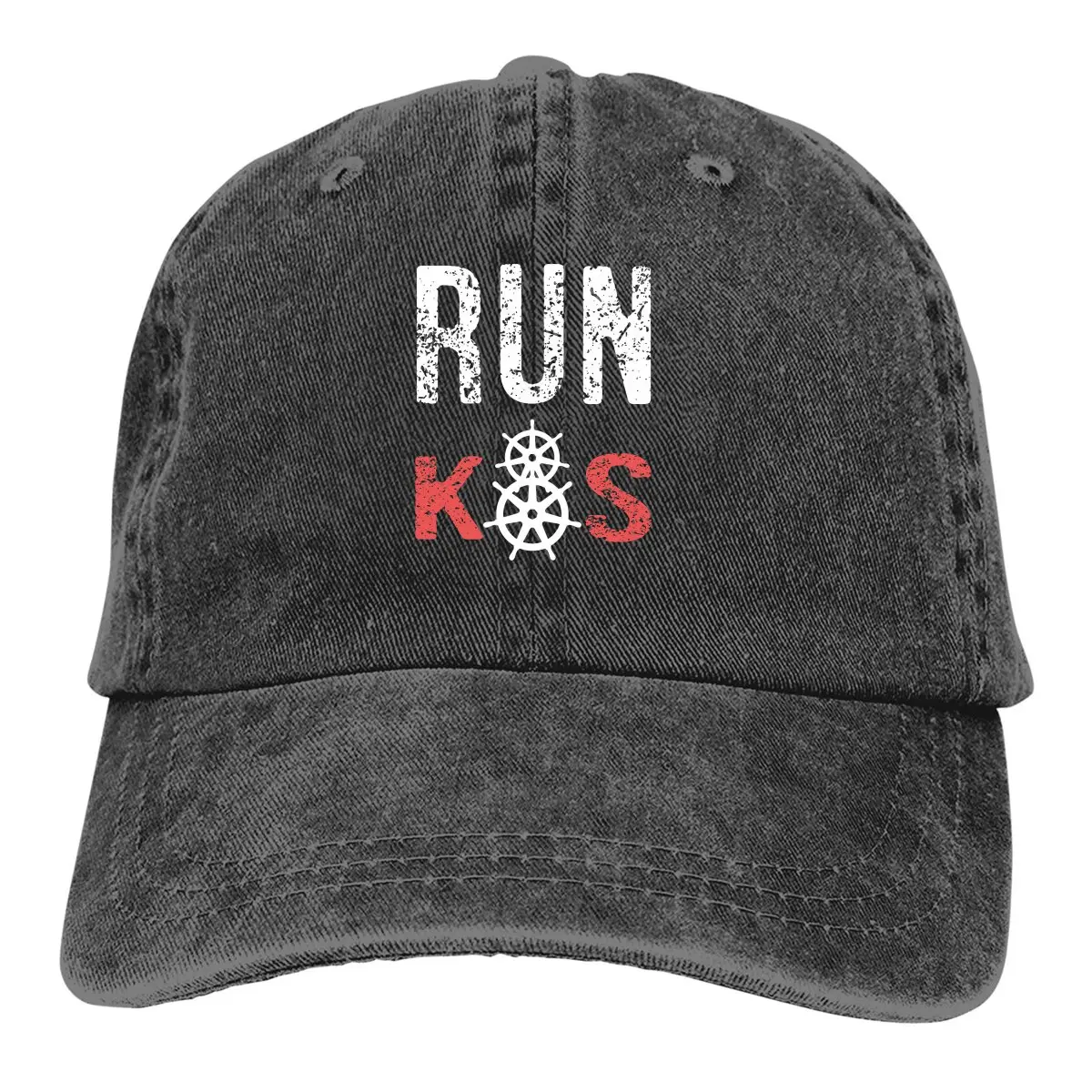 

Pure Color Cowboy Hats RUN K8s Women's Hat Sun Visor Baseball Caps Linux Operating System Peaked Trucker Dad Hat