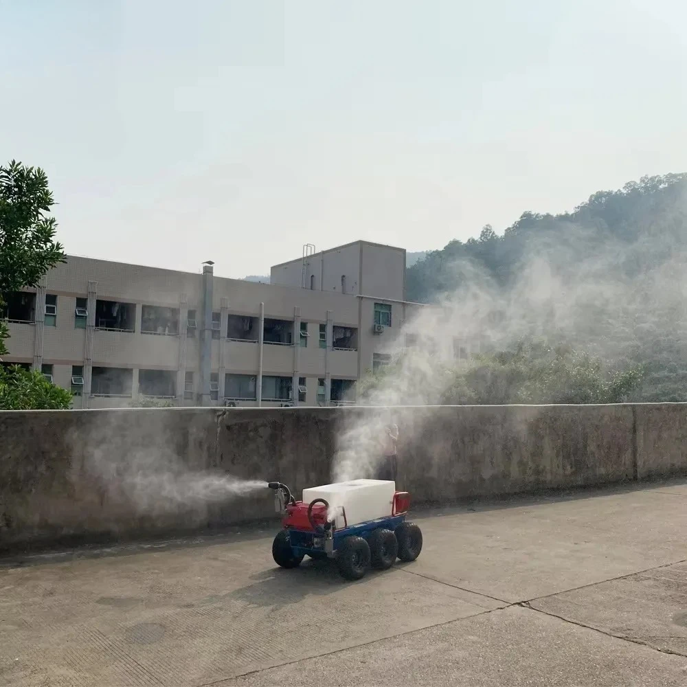 130L Capacity Farming Agricultural Use Unmanned Ground Vehicle Pesticide Fertilizer Remote Robot Sprayer Crop Spraying  Car