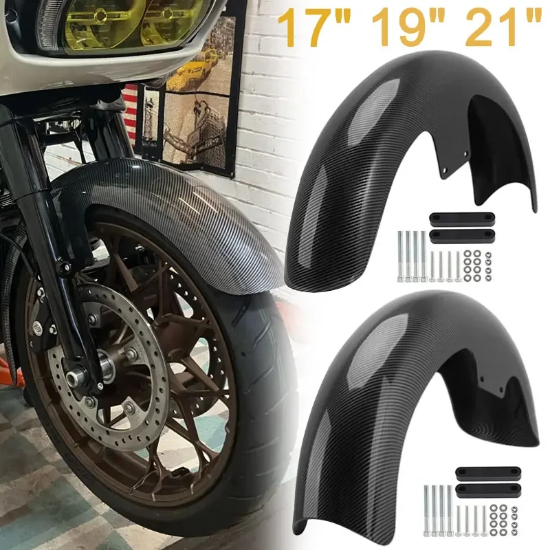 

Motorcycle 17" 19" 21" Wrap Front Fender Mudguards For Harley Touring Road King Electra Glide Street Road King Glide Ultra