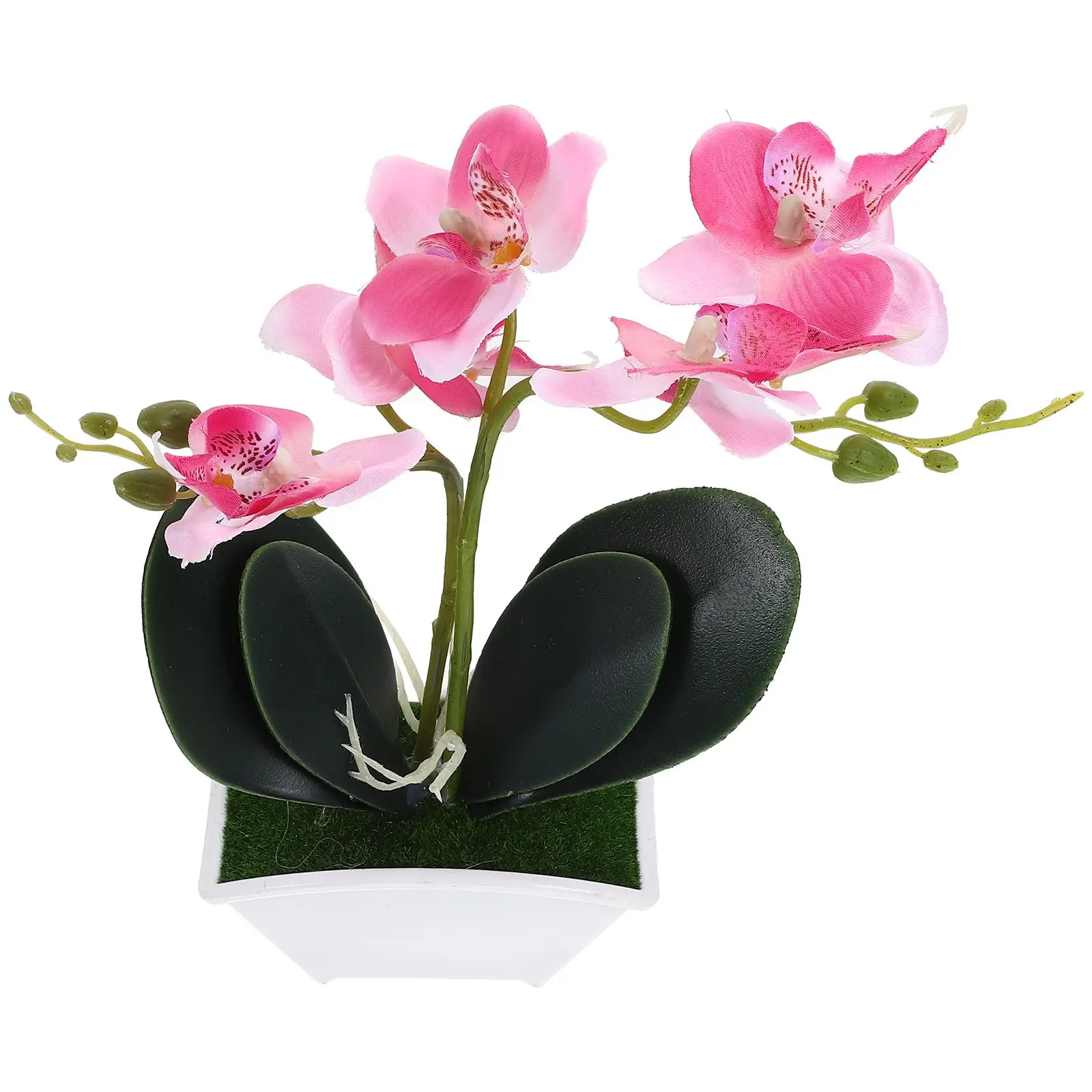 

Small Plants for Shelf Decor Simulation Phalaenopsis Home Artificial Mini Orchid Mother