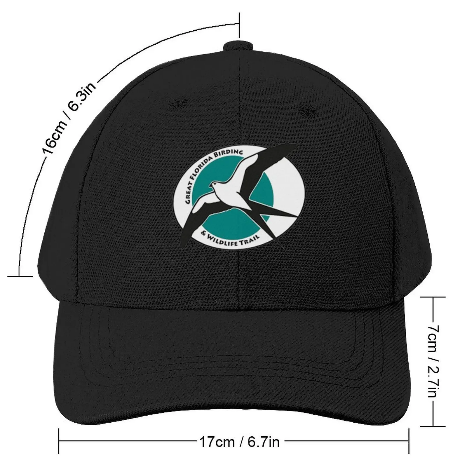 Great Florida Birding and Wildlife Trail Baseball Cap Bobble Hat Mountaineering summer hat Golf Women Men's