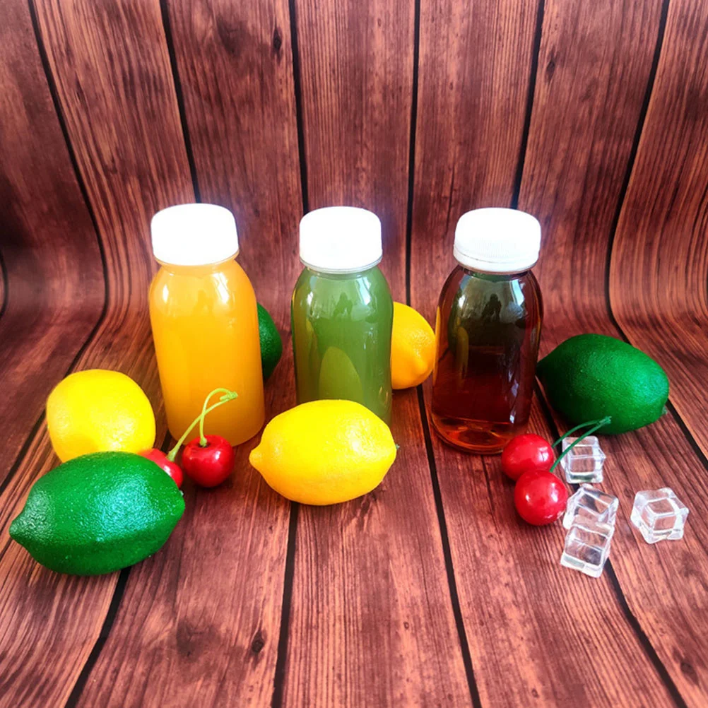 15 stuks brede mond transparante huisdier drinkflessen melk sap yoghurt opslag morsbestendig wegwerp sap opslagflessen