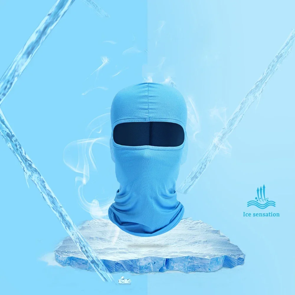 Balaclava Vollgesichtsmaske für Wandern, Radfahren, Camping, Jagd, Airsoft, Fahrrad-Kopfbedeckung, Sommer-Skimaske für Männer und Frauen, Wanderschals – Detail 12