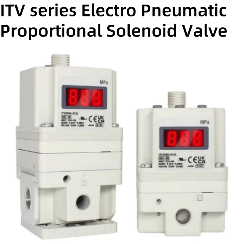 Detalhe 1 de Válvula solenoide ITV series ITV1010-312L ITV1030-312N Electro Pneumatic Proportional Solenoid Valve ITV1050-312CS ITV2010-312S 2050 ITV3030-312N Pneumática