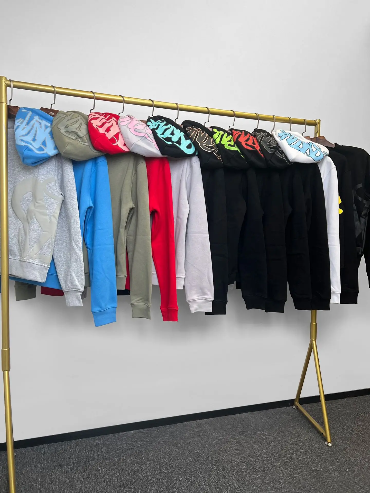 Fashion Street Casual Tracksuits Tops Long Pants Autumn Winter Cotton Hip Hop Men Women Unisex Hooded Sweatshirt Sports Trousers 썸네일 4